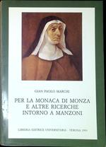 Per la monaca di Monza e altre ricerche intorno a Manzoni