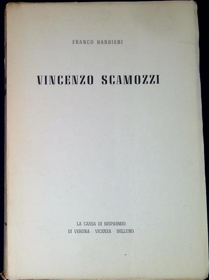 Vincenzo Scamozzi - Franco Barbieri - copertina