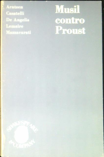 Musil contro Proust - copertina