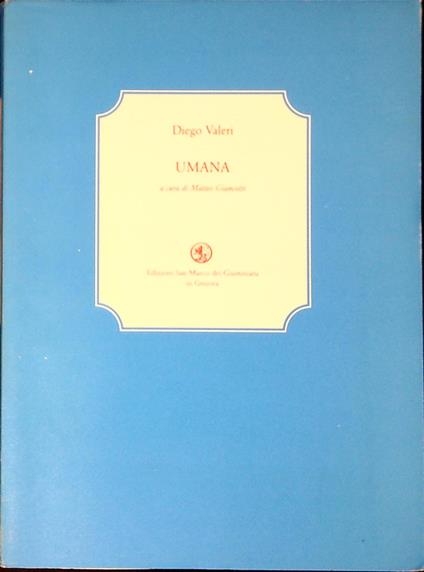 Umana - copertina