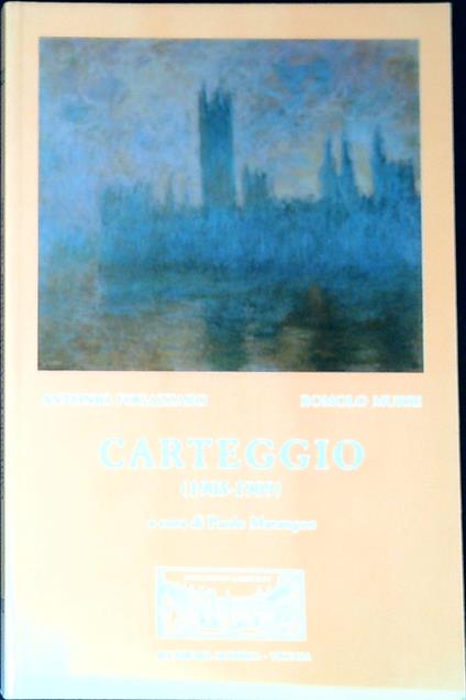 Carteggio, 1905-1909 - copertina