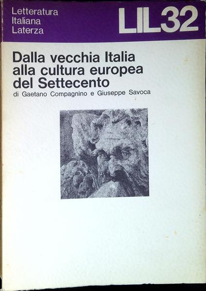 32: Dalla vecchia Italia alla cultura europea del Settecento - copertina