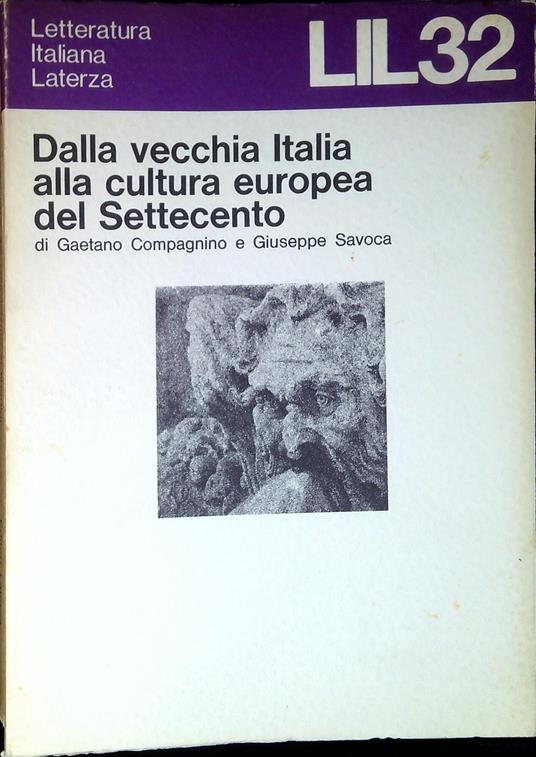 32: Dalla vecchia Italia alla cultura europea del Settecento - copertina