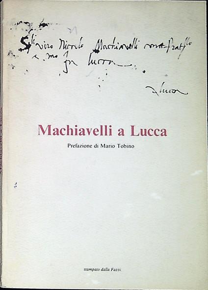 Machiavelli a Lucca - copertina