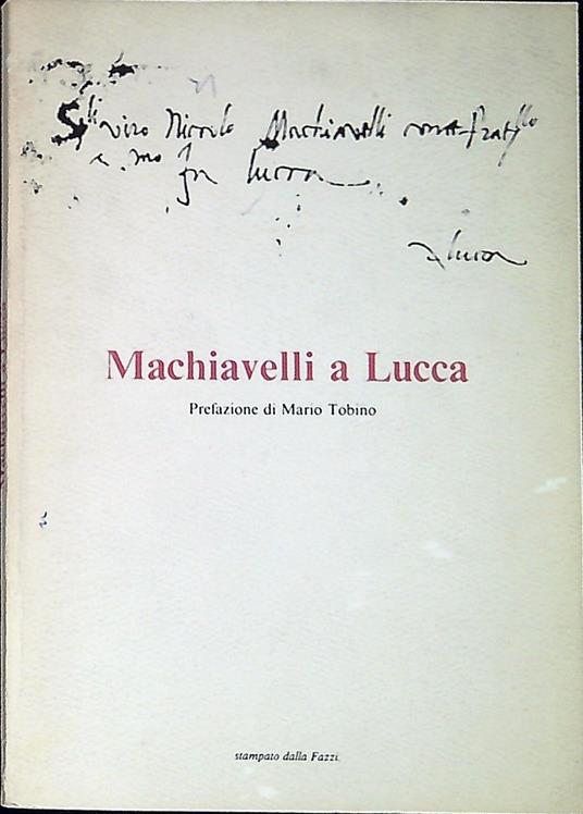 Machiavelli a Lucca - copertina