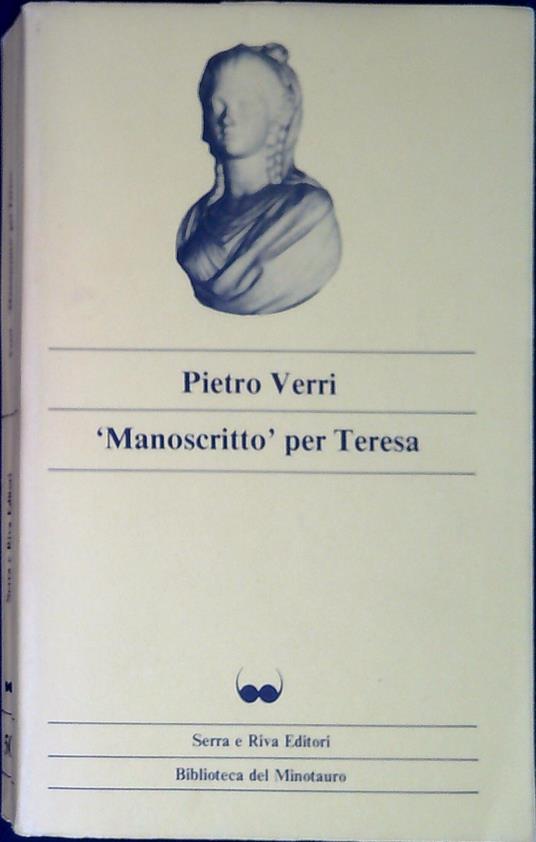 Manoscrittò per Teresa - copertina
