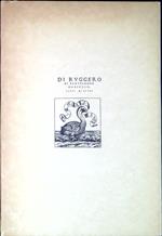 Di Ruggero di Bartolomeo Horiuolo, canti quattro