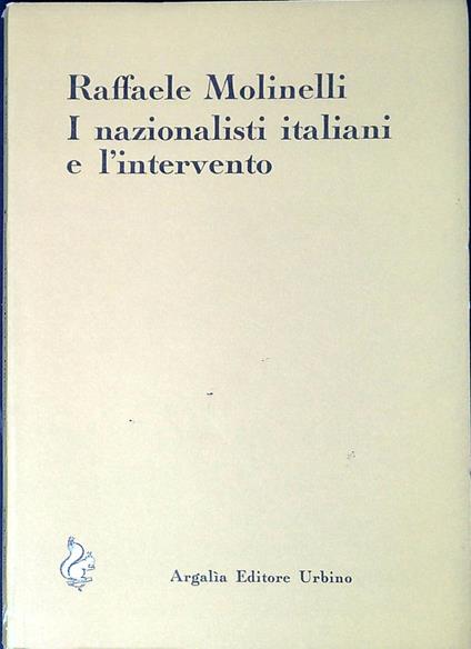 I nazionalisti italiani e l'intervento - copertina