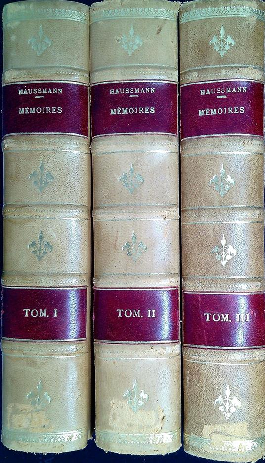 Mémoires du baron Haussman - copertina
