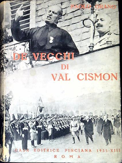 De Vecchi Di Val Cismon - Paolo Orano - copertina