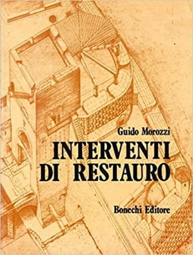 Interventi di restauro - Guido Morozzi - copertina