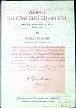 Verbali del Consiglio dei ministri maggio 1948-luglio 1953. Vol.2: Governo De Gasperi : 27 gennaio 1950-19 luglio 1951