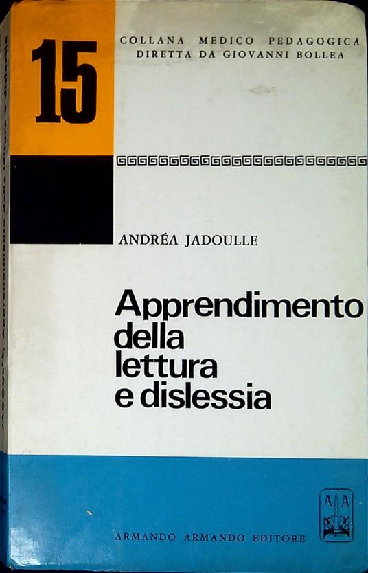 Apprendimento della lettura e dislessia - copertina
