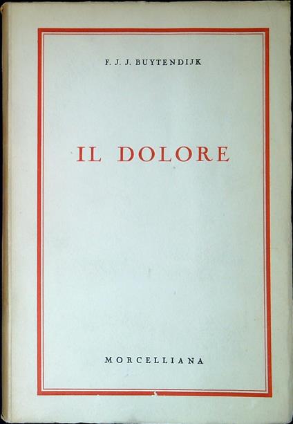 Il dolore - copertina