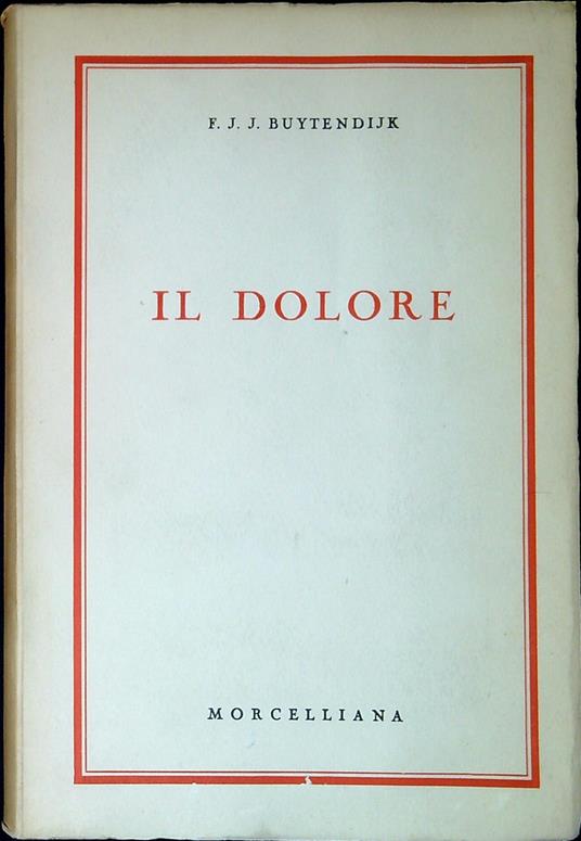 Il dolore - copertina