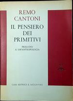 Il pensiero dei primitivi : preludio a un'antropologia