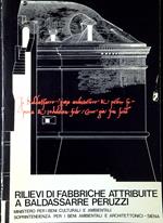 Rilievi di fabbriche attribuite a Baldassarre Peruzzi