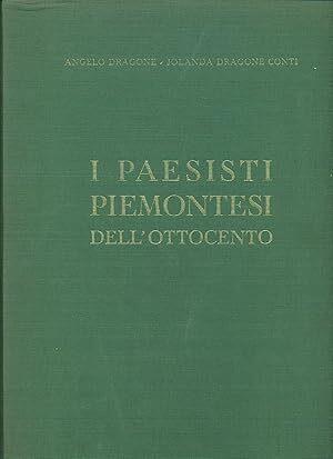 I paesisti piemontesi dell'Ottocento - Angelo Dragone - copertina