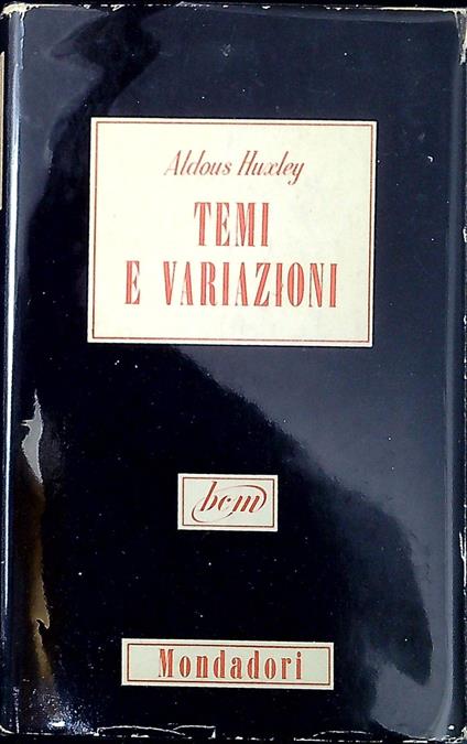 Temi e variazioni - Aldous Huxley - copertina