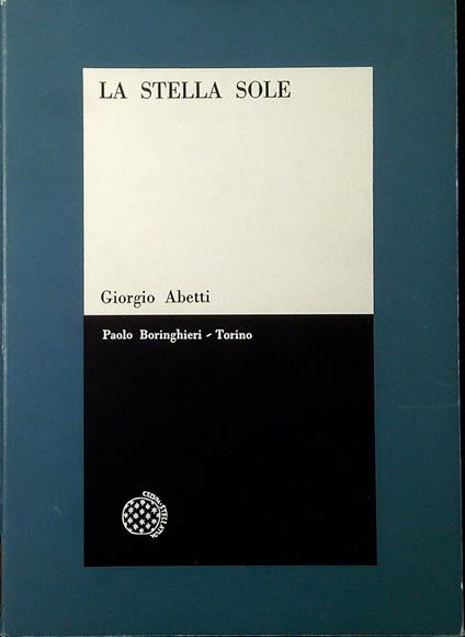 La stella Sole - Giorgio Abetti - copertina