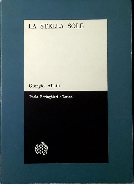 La stella Sole - Giorgio Abetti - copertina