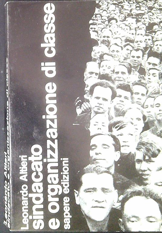 Sindacato e organizzazione di classe - copertina
