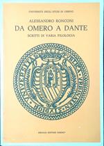 Da Omero a Dante : scritti di varia filologia