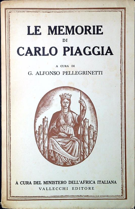 Le memorie di Carlo Piaggia - copertina