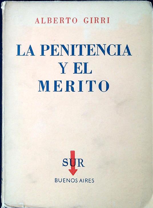 La penitencia y el merito - copertina