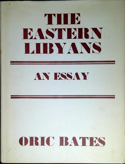The eastern Libyans : an essay - copertina