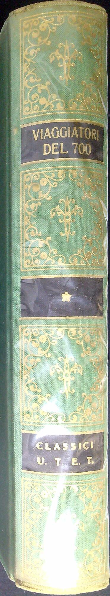 Viaggiatori del Settecento - Leonello Vincenti - copertina