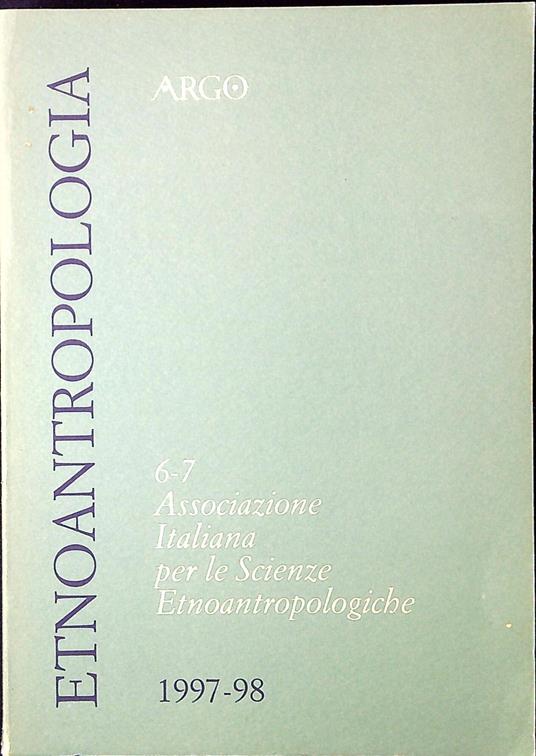 Etnoantropologia 6-7 - copertina
