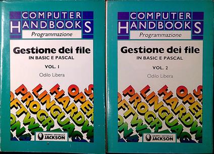Dacci oggi i nostri dati : in Basic e Pascal. Due volumi - copertina