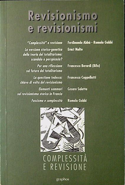 Revisionismo e revisionismi - copertina