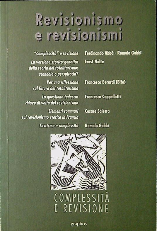 Revisionismo e revisionismi - copertina