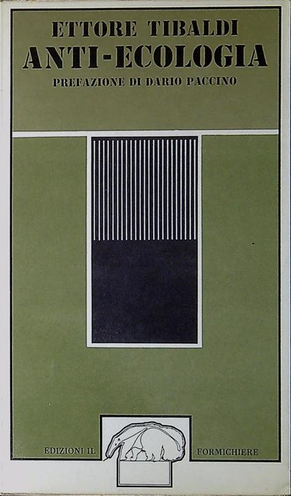 Anti-ecologia - copertina