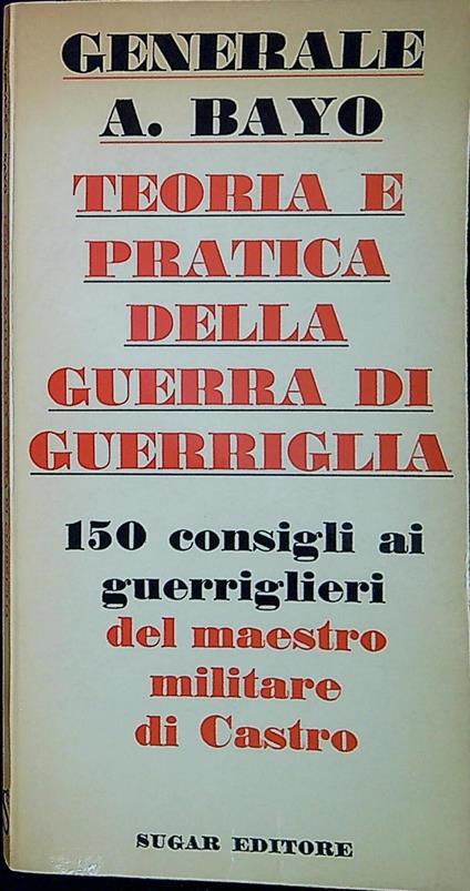 Teoria e pratica della guerra di guerriglia - copertina
