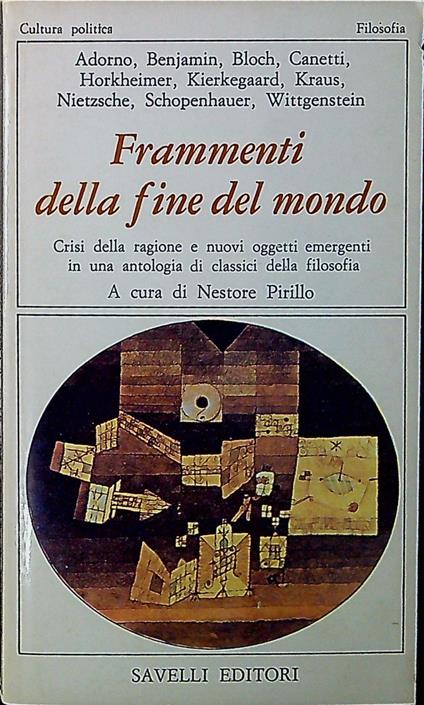 Frammenti della fine del mondo - copertina