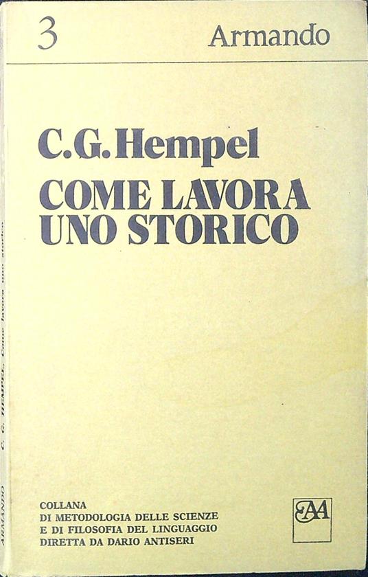 Come lavora uno storico - copertina