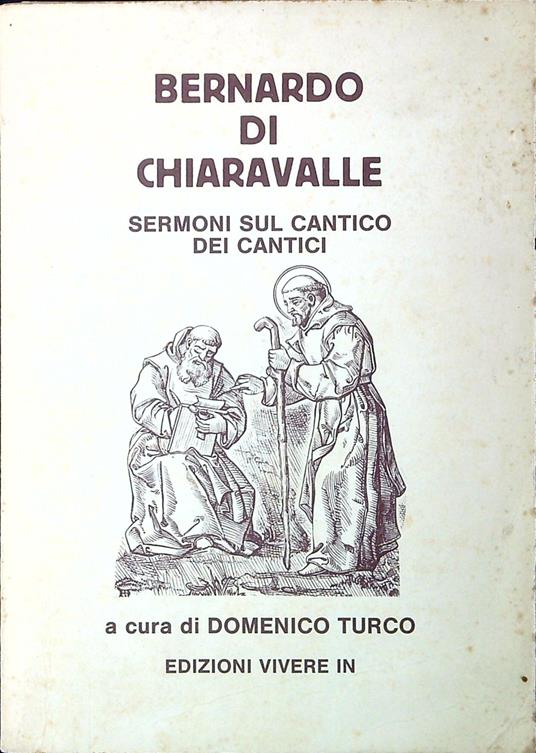 Sermoni sul Cantico dei cantici - copertina