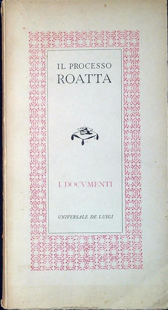 Il processo Roatta - copertina