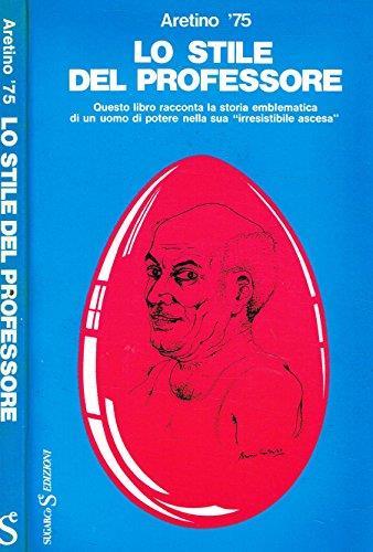 Lo Stile Del Professore - copertina