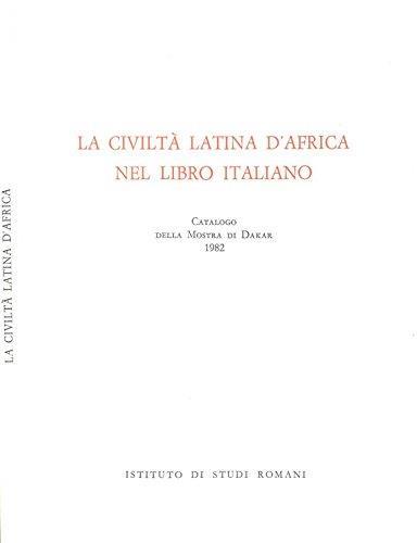 La civiltà latina d'Africa nel libro italiano - copertina
