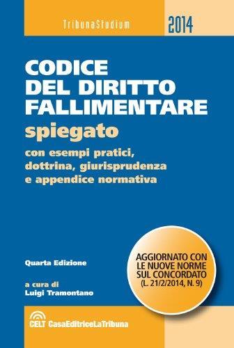 Codice del diritto fallimentare. Spiegato con esempi pratici, dottrina, giurisprudenza, schemi, tabelle e appendice normativa - copertina