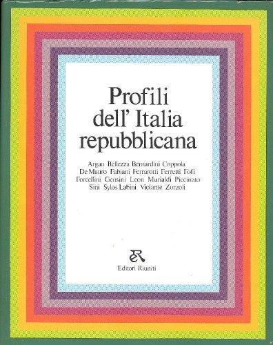 Profili dell'Italia repubblicana - Ottavio Cecchi - copertina