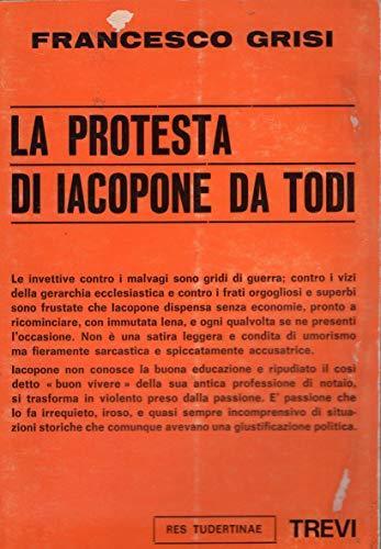 La protesta di Iacopone da Todi - Francesco Grisi - copertina