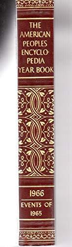 The American Peoples encyclopedia - Year Book 1966 - events 1965 - copertina