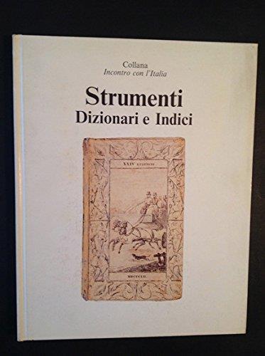 Strumenti:Dizionari E Indici - copertina