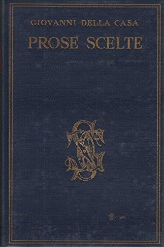 Prose scelte e annotate - Giovanni Della Casa - copertina