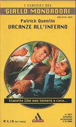 Patrick Quentin: Vacanze all'inferno Ed.Mondadori A27